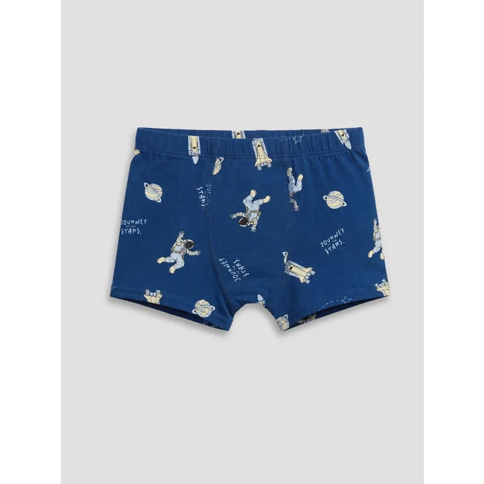LCW Kids Lacivert Erkek Çocuk 3lü Boxer