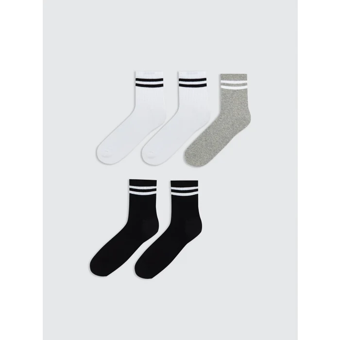 LCW ACCESSORIES Karışık Çizgili Erkek Soket Çorap 5li