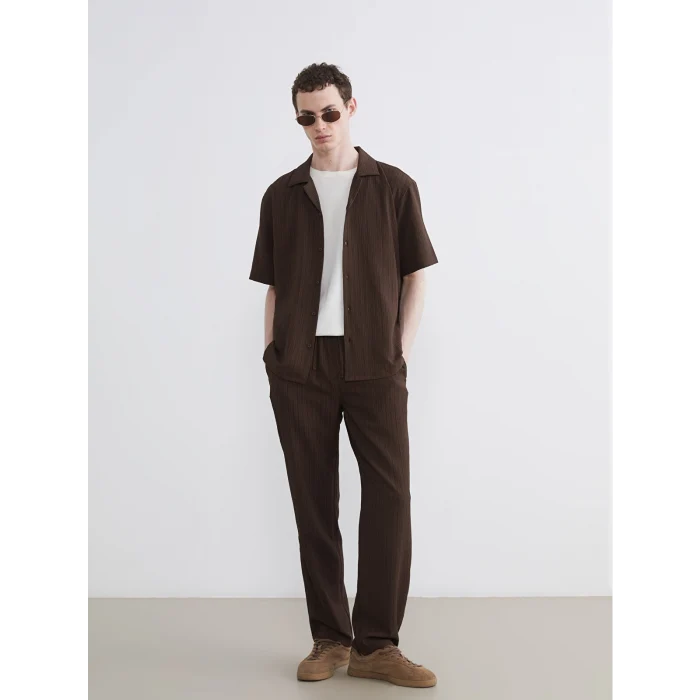 XSIDE Kahverengi Baggy Fit Erkek Pantolon