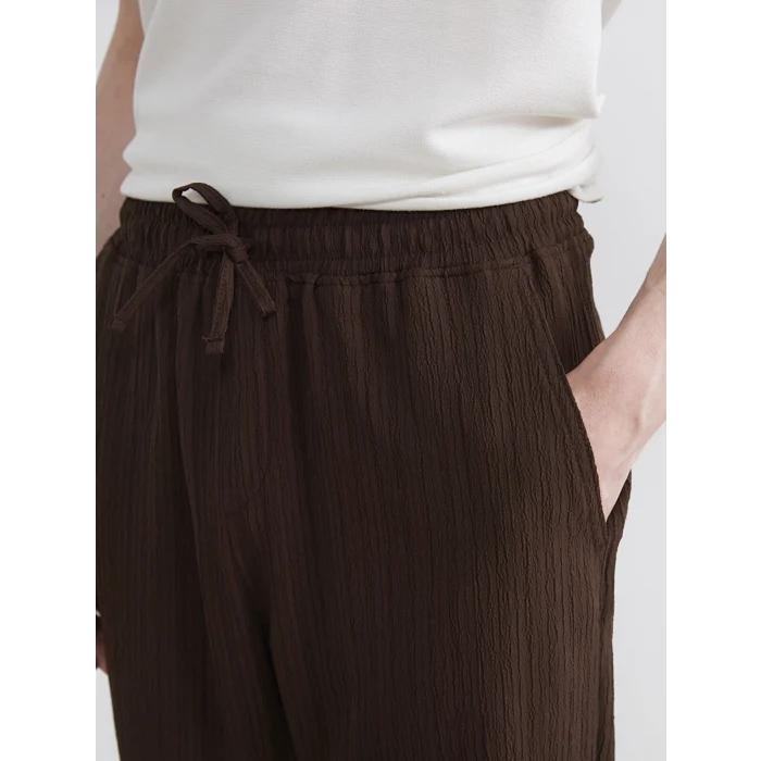 XSIDE Kahverengi Baggy Fit Erkek Pantolon