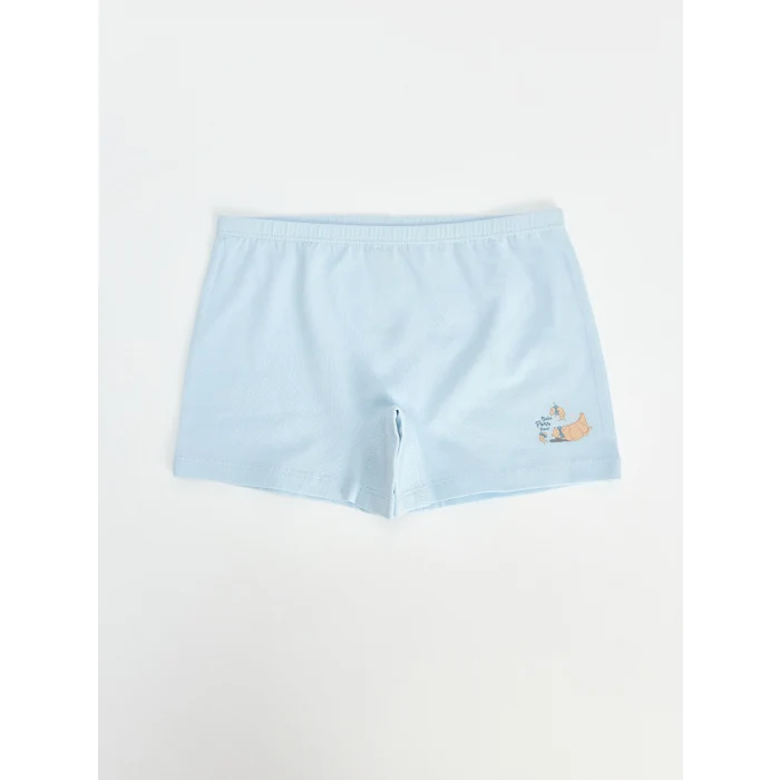 LCW Kids Mavi Kız Çocuk Boxer 3lü