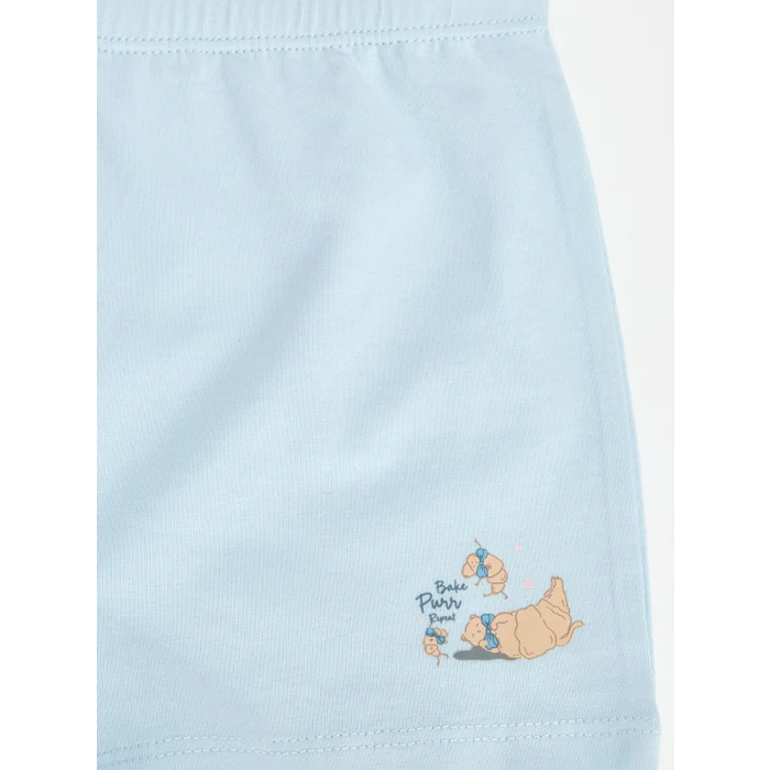 LCW Kids Mavi Kız Çocuk Boxer 3lü