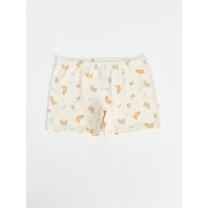 LCW Kids Mavi Kız Çocuk Boxer 3lü