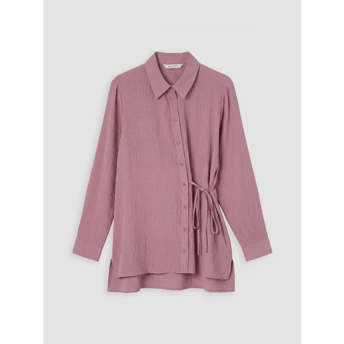 LCW EVERYDAY Pembe Dokulu Kadın Gömlek Tunik