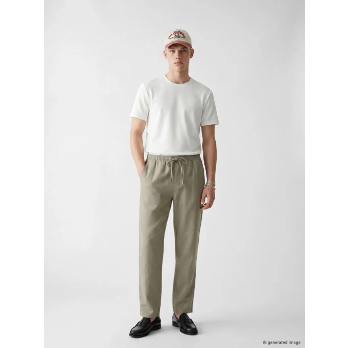 XSIDE Gri Relax Fit Erkek Pantolon