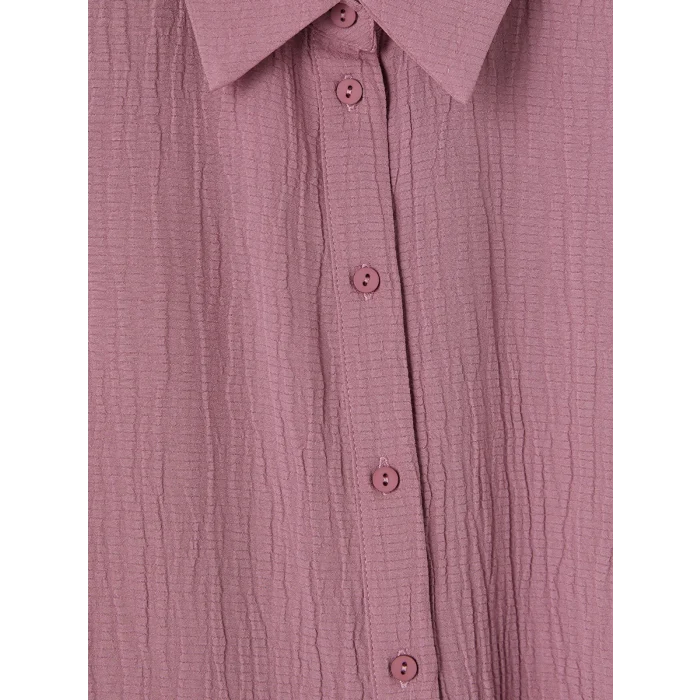 LCW EVERYDAY Pembe Dokulu Kadın Gömlek Tunik