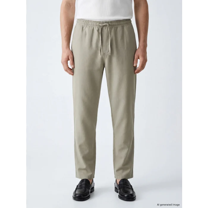 XSIDE Gri Relax Fit Erkek Pantolon