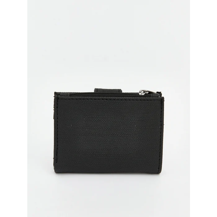 LCW ACCESSORIES Siyah Deri Görünümlü Erkek Kartlık
