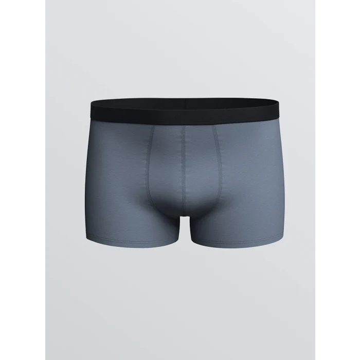 LC WAIKIKI İndigo Loose Fit Pamuklu Esnek Erkek Boxer 3lü