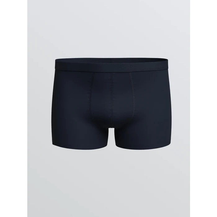 LC WAIKIKI İndigo Loose Fit Pamuklu Esnek Erkek Boxer 3lü
