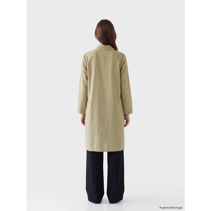 LCW Modest Yeşil Kadın Gömlek Tunik
