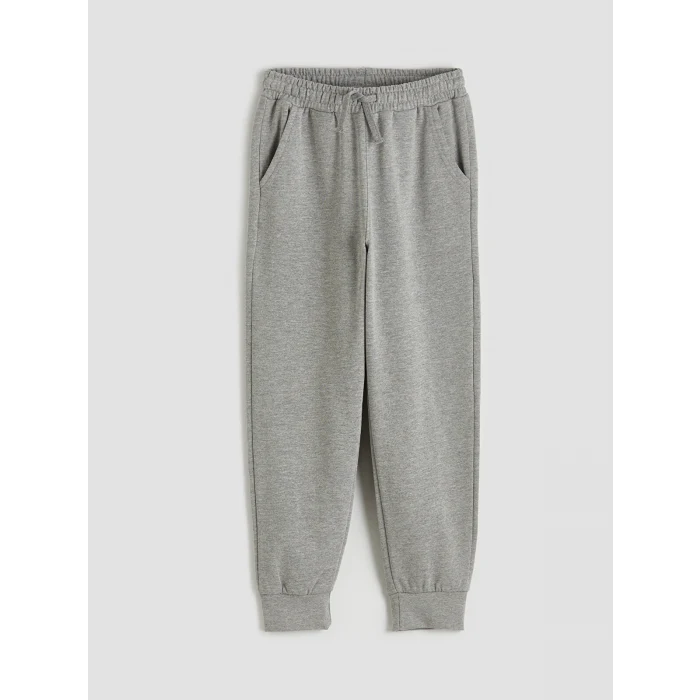 LCW Kids Gri Beli Lastikli Erkek Çocuk Jogger Eşofman Altı