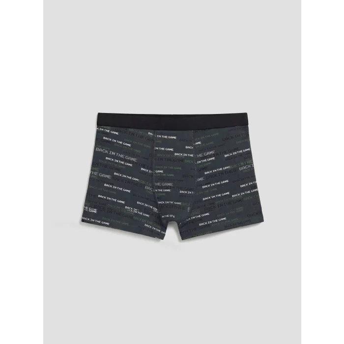 LCW Kids Gri Erkek Çocuk Boxer 3lü
