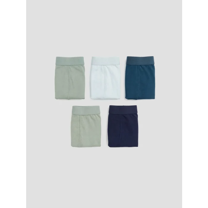 LCW Kids Lacivert Erkek Çocuk 5li Boxer