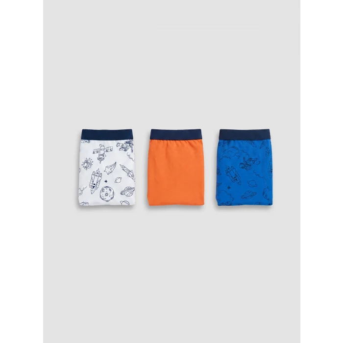 LCW Kids Mavi Erkek Çocuk 3lü Boxer