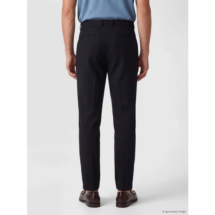 LCW Vision Lacivert Regular Fit Keten Karışımlı Erkek Pantolon