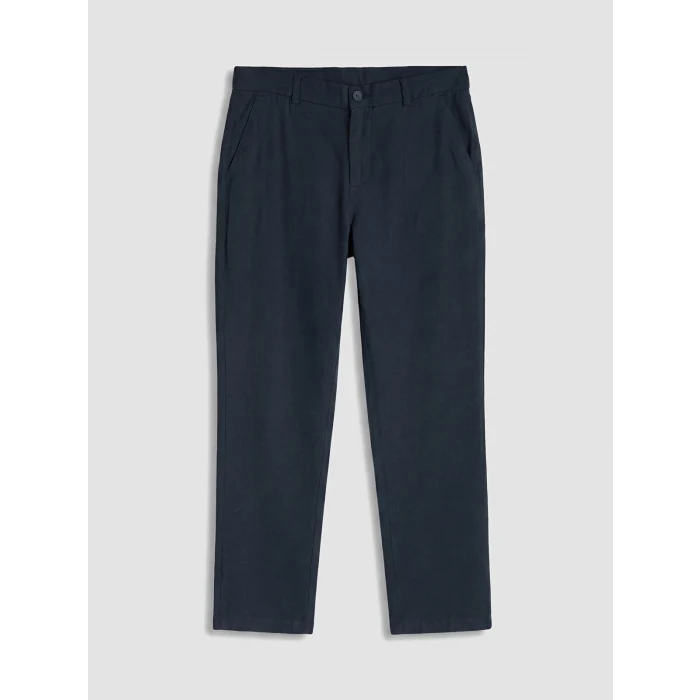 LCW Vision Lacivert Regular Fit Keten Karışımlı Erkek Pantolon
