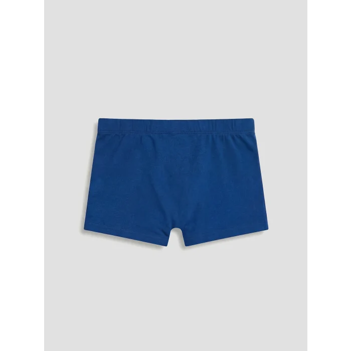 LCW Kids Lacivert Baskılı Erkek Çocuk 3lü Boxer