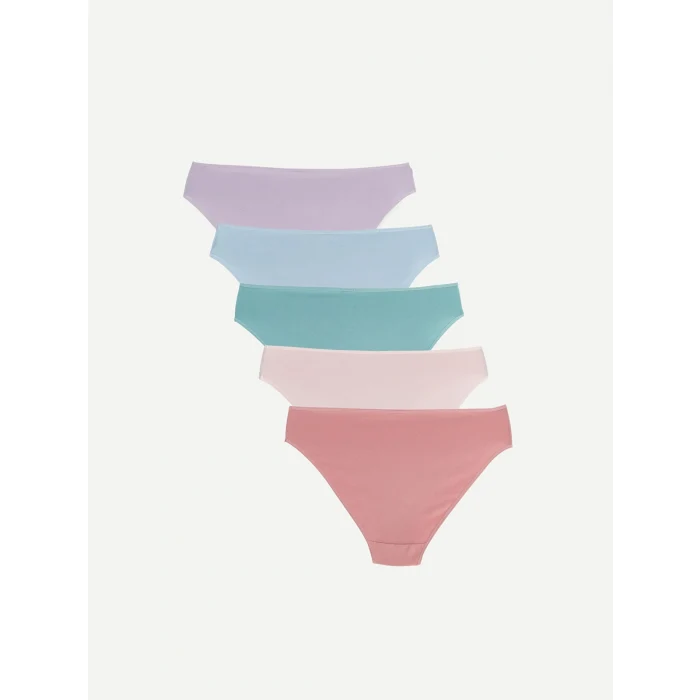 LCW Young Pembe Baskılı Bikini Külot 5li