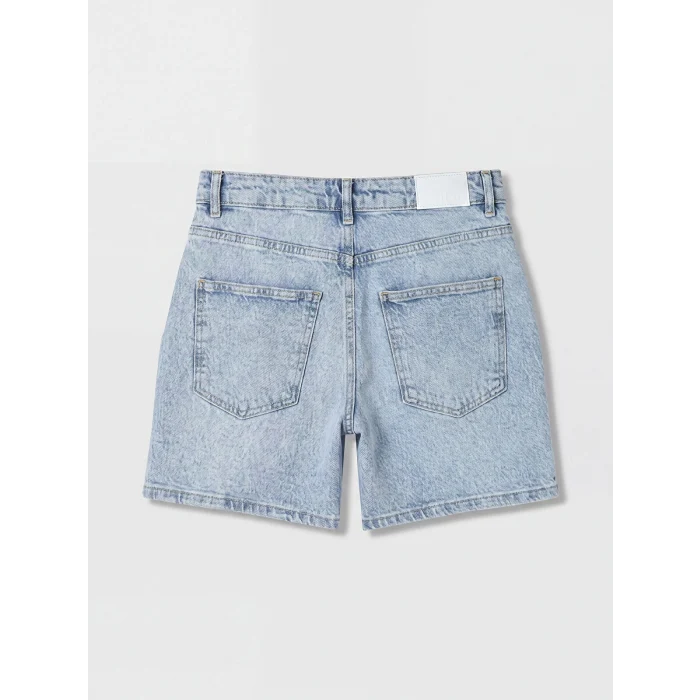 XSIDE Mavi Regular Fit Kadın Jean Şort