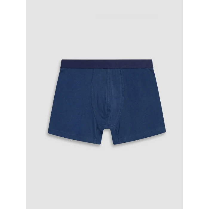 LC WAIKIKI Lacivert Relax Fit Pamuklu Esnek Erkek 3lü Boxer