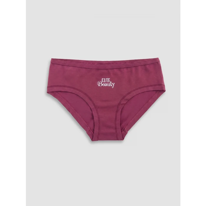 LCW Kids Ekru Kız Çocuk 3lü Külot