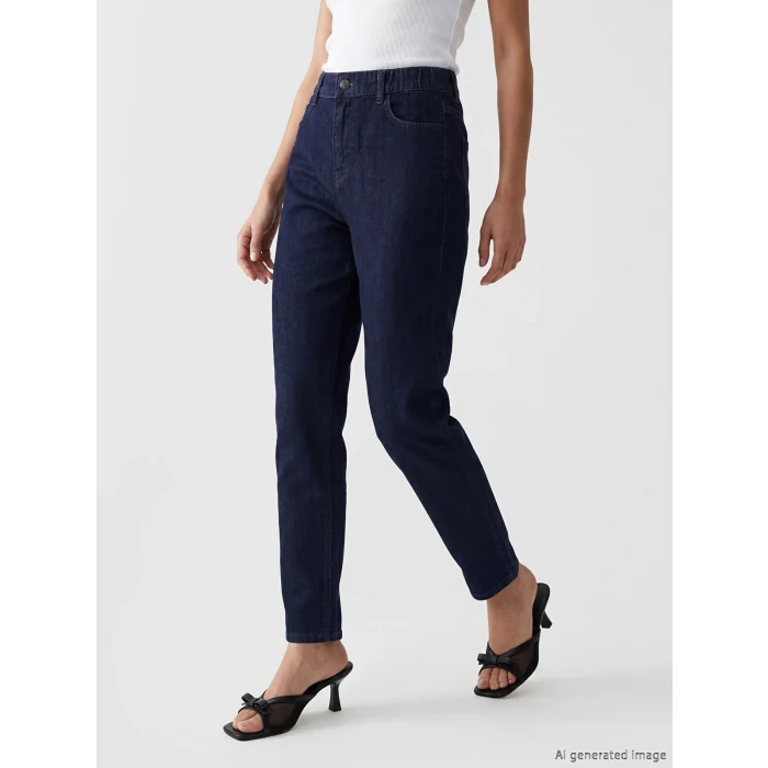 LCW Grace Mavi Straight Fit Kadın Jean Pantolon