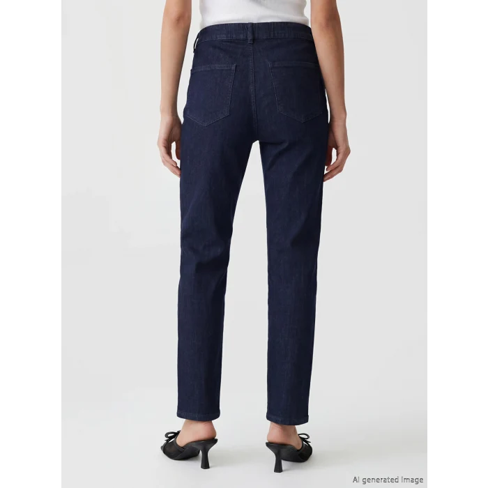 LCW Grace Mavi Straight Fit Kadın Jean Pantolon