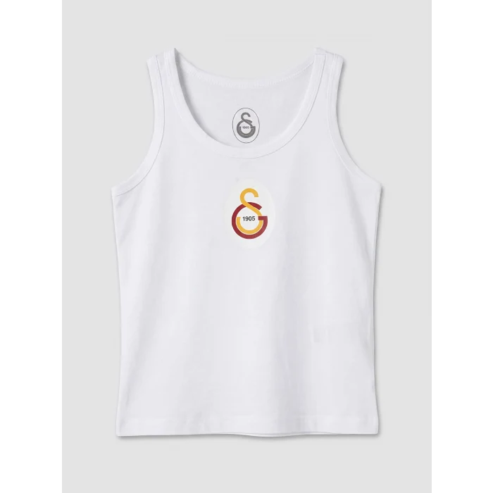 LCW Kids Kırmızı Galatasaray Baskılı Erkek Çocuk Atlet 2li