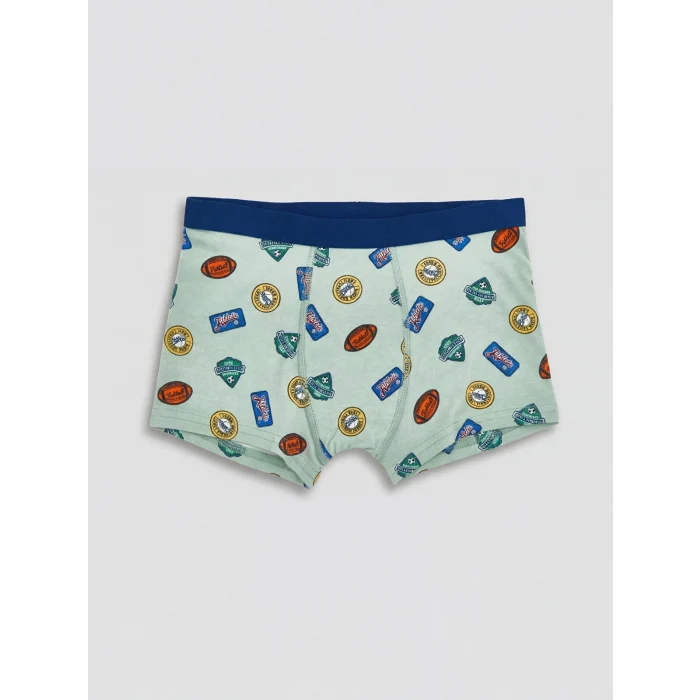 LCW Kids Yeşil Erkek Çocuk Boxer 3lü