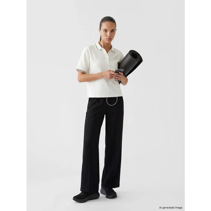 KOOR SPORT Siyah Soft Touch Kadın Spor Eşofman Altı