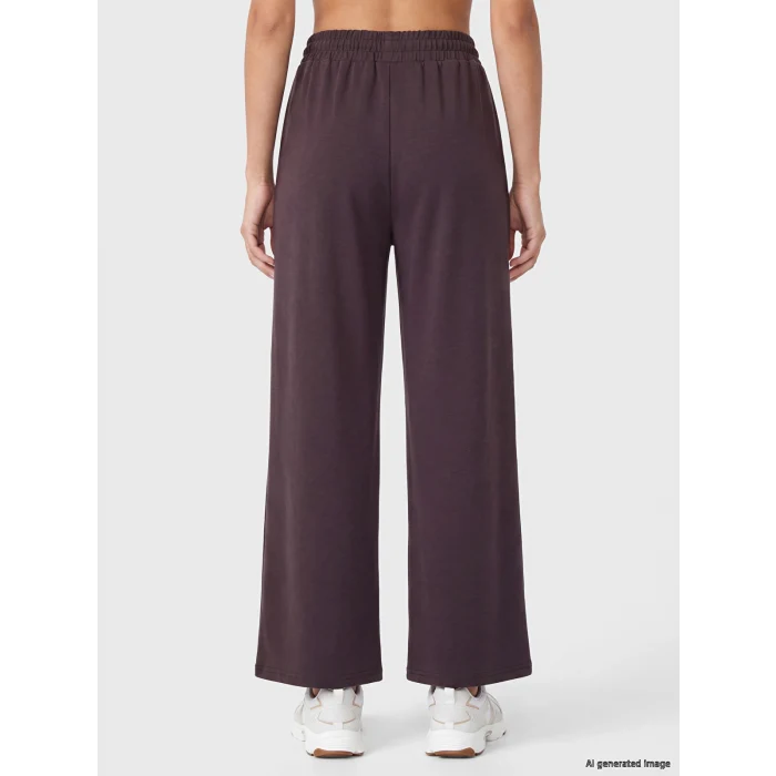 KOOR SPORT Kahverengi Soft Touch Kadın Spor Eşofman Altı