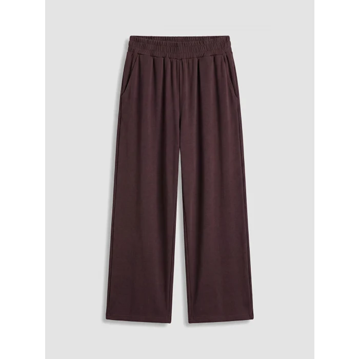 KOOR SPORT Kahverengi Soft Touch Kadın Spor Eşofman Altı
