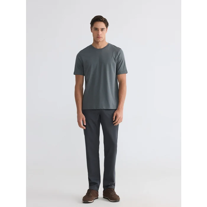 LCWAIKIKI Classic Antrasit Regular Fit Erkek Chino Pantolon