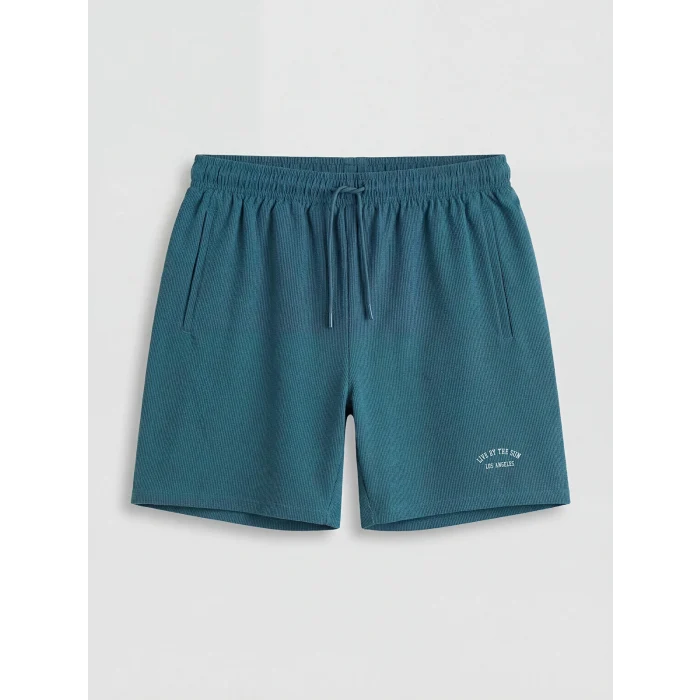 LCW SWIMWEAR Petrol Kısa Boy Erkek Deniz Şortu
