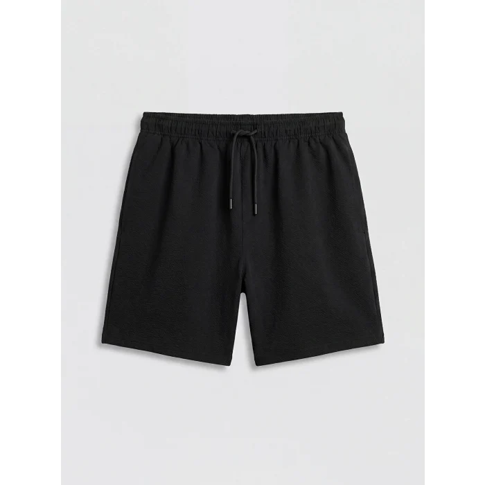 LCW SWIMWEAR Siyah Kısa Boy Erkek Deniz Şortu