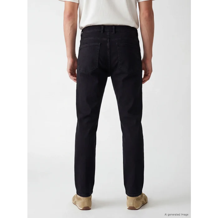 LCW Jeans Siyah 779 Regular Fit Erkek Jean Pantolon