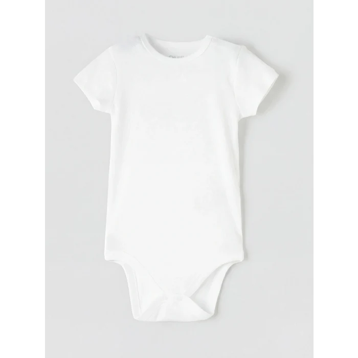LCW baby Beyaz Erkek Bebek Çıtçıtlı Body 3lü