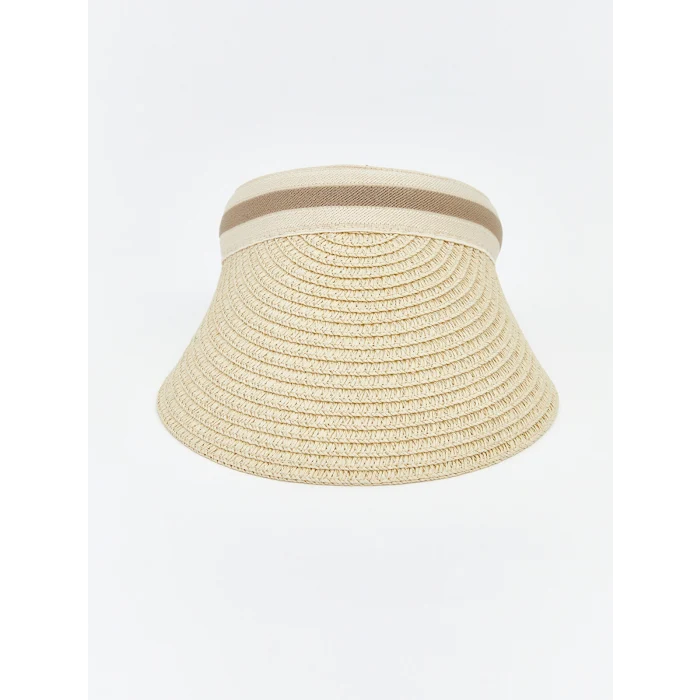 LCW ACCESSORIES Bej Kadın Vizör Şapka