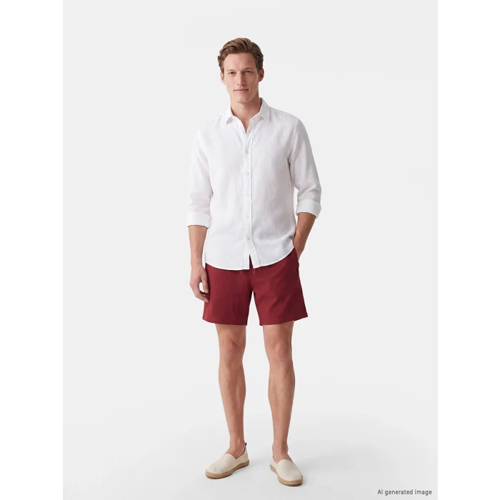 LCW SWIMWEAR Kahverengi Kısa Boy Erkek Deniz Şortu