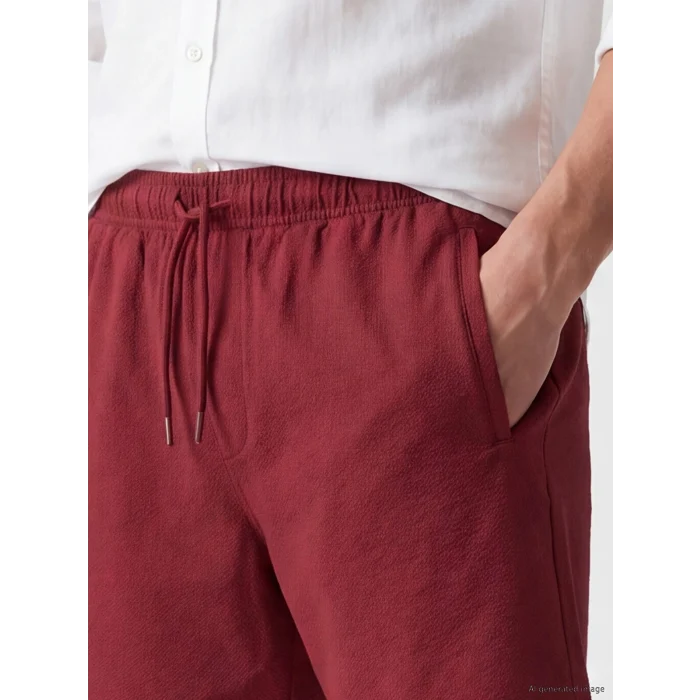 LCW SWIMWEAR Kahverengi Kısa Boy Erkek Deniz Şortu