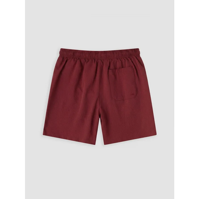 LCW SWIMWEAR Kahverengi Kısa Boy Erkek Deniz Şortu