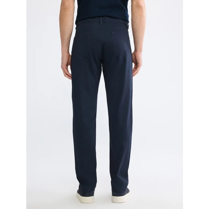 LCWAIKIKI Classic Lacivert Dar Kalıp Gabardin Erkek Chino Pantolon