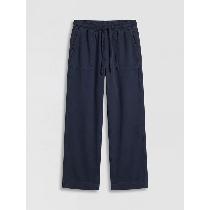 LCW Jeans Lacivert Beli Lastikli Carrot Fit Kadın Jean Pantolon