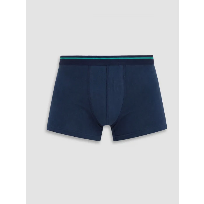 LC WAIKIKI Mavi Pamuklu Esnek Erkek Boxer 3lü