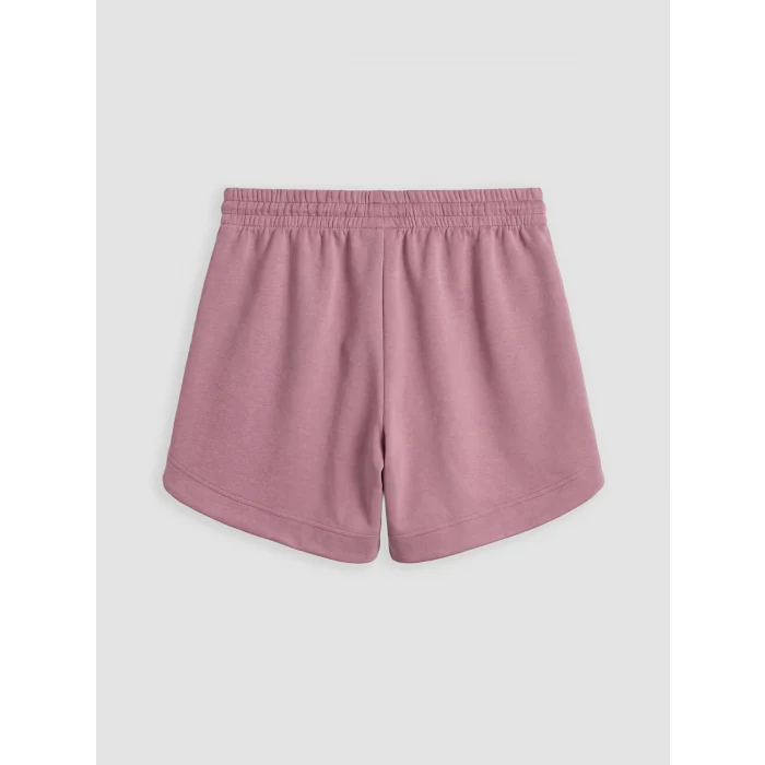 LCW Kids Pembe Yanları Şeritli Kız Çocuk Soft Touch Şort