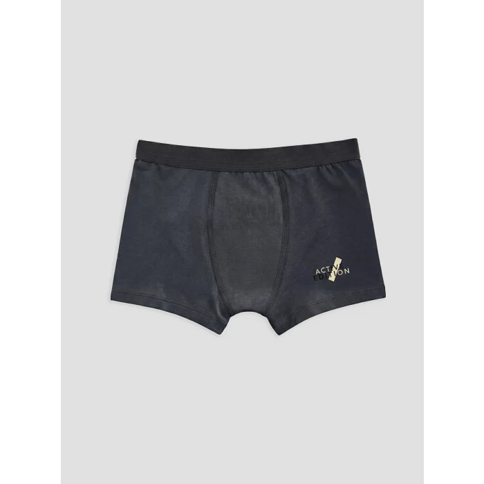 LCW Kids Gri Erkek Çocuk Boxer 3lü