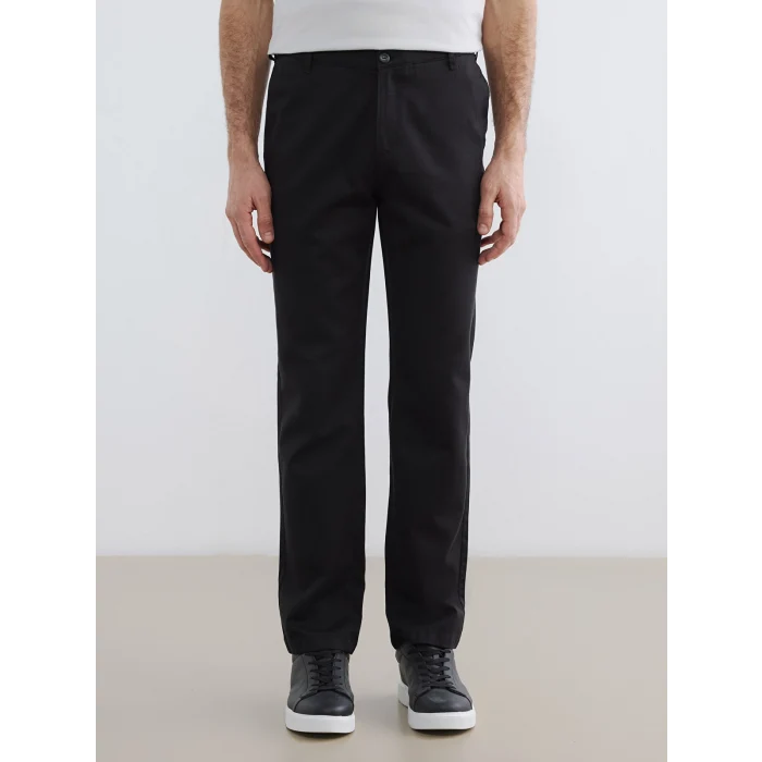 LCWAIKIKI Classic Siyah Regular Fit Erkek Chino Pantolon