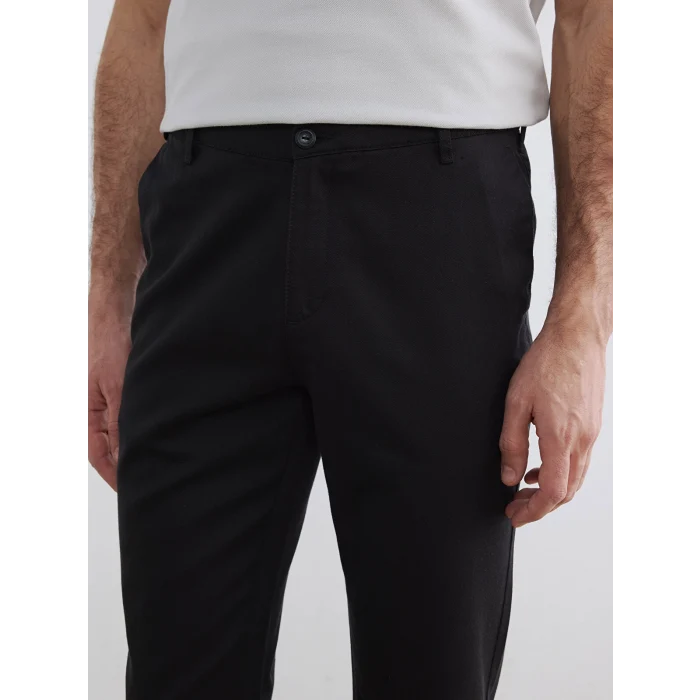LCWAIKIKI Classic Siyah Regular Fit Erkek Chino Pantolon