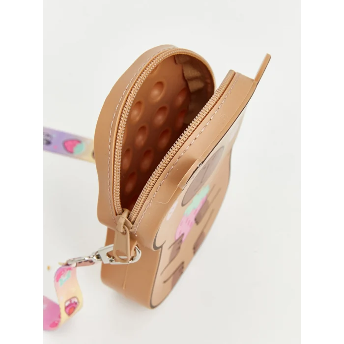 LCW ACCESSORIES Kahverengi Hayvan Figürlü Kız Çocuk Omuz Çantası